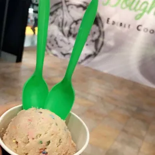 Birthday cake dough!