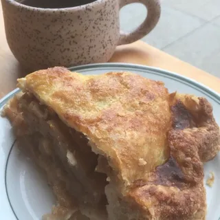 Slice of Honey Apple Pie