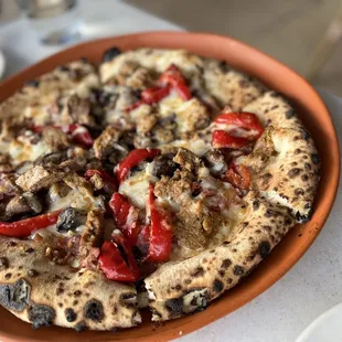 pizza, food