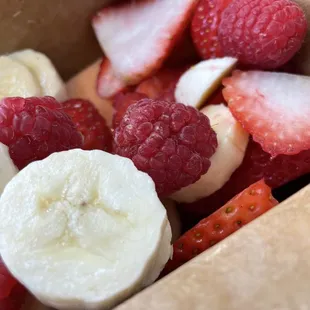 French fries are cool but the fruit cup is my favorite!