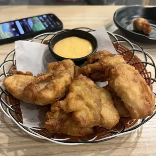 Chicken Karaage! So crunchy and yummy!