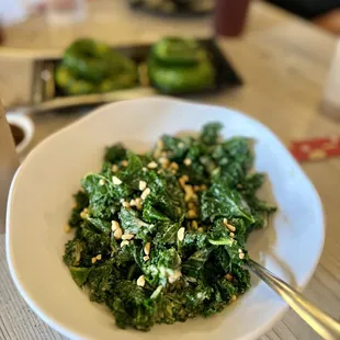 Kale with Sesame Dressimg
