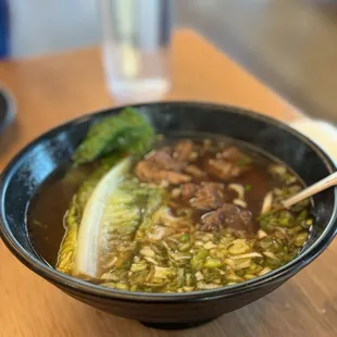 Beef noodle soup, Al&apos;s excellent