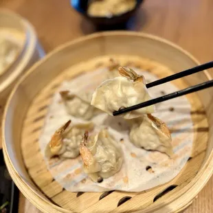 High Tail Shrimp Dumplings