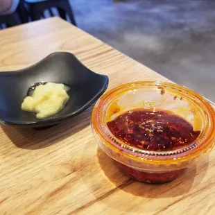 Ginger and chili oil