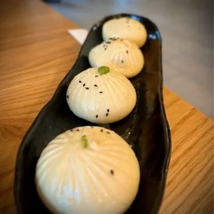 Pan fried bao bun