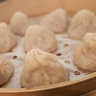 Delicious xiao long bao soup dumplings