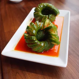 Sweet &amp; Sour Cucumber - IG: @nelson_eats