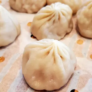 Pork w/ Crab Soup Dumplings. Couldn't taste any crab, but was good.