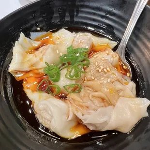 Spicy Pork Wontons