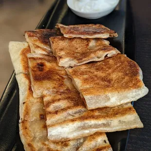 Banana Naan Bread (dessert)