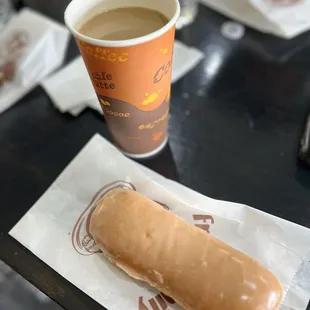 Maple Bar &amp; Large Coffee