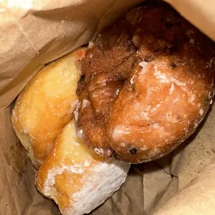 Free blueberry donut!