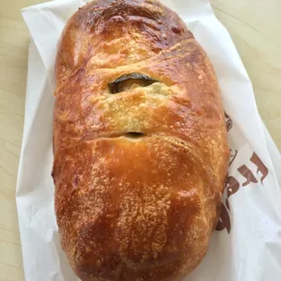 2.50 ham, cheese, jalapeño croissant