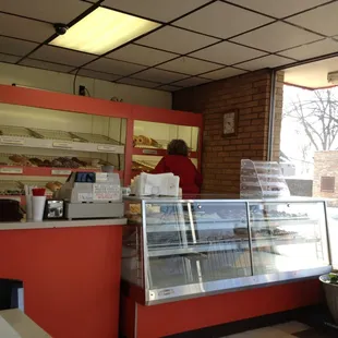 The display if yummy donuts