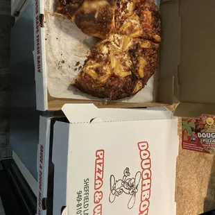 Burnt pizza
