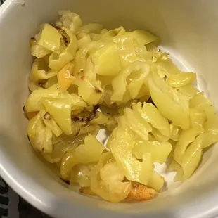 I picked off the banana  peppers