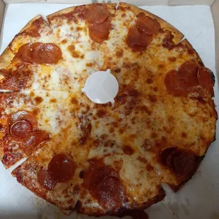 That&apos;s the pepperoni pizza you get