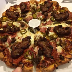 &quot;Meat Crazy&quot;, substitute jalapeños for bacon