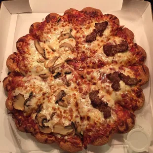 pizza, food
