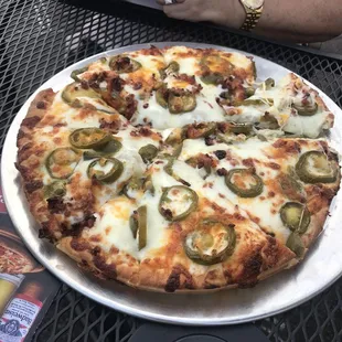 Jalepeno popper pie (10 inch)
