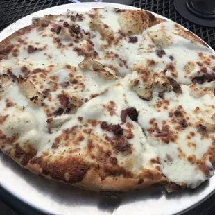 Chicken bacon Alfredo pie (10 inch)