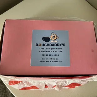 a box of doughnuts