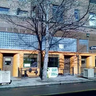 outside