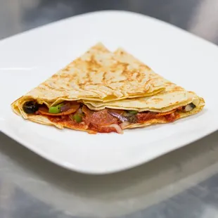 Combo pizza crepe