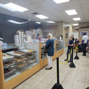 customers in a bakery