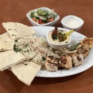 a plate of food