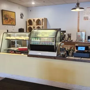 Inside order counter