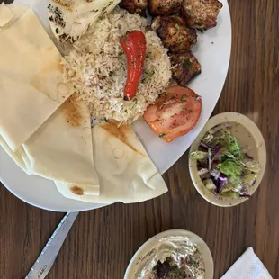 Chicken Kabob Plate