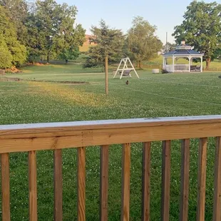 the view from the deck
