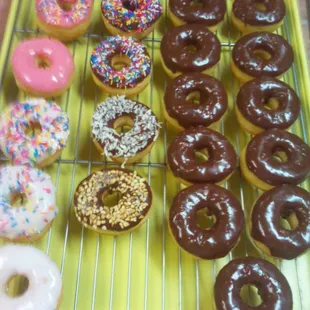 a variety of doughnuts