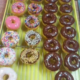 a variety of doughnuts
