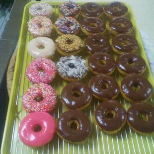 a variety of doughnuts