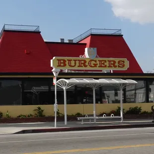  the exterior of the restaurant