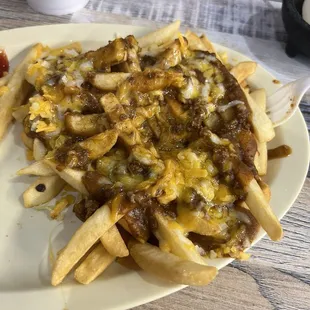 Side of chili cheese fries