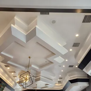 the interior of the restaurant