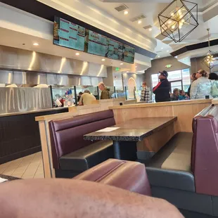 sushi and sashimi, interior