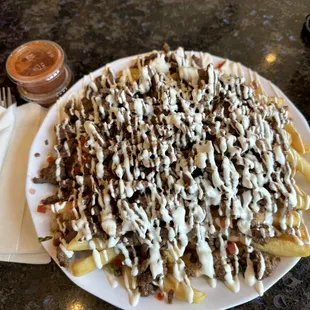 Carne Asada Fries extra meat no cheese