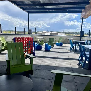 Outdoor seating