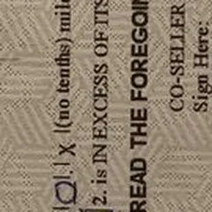Checked box with the odometer stating 67,000 wasn't accepted because I X'd out the boxes next to it.