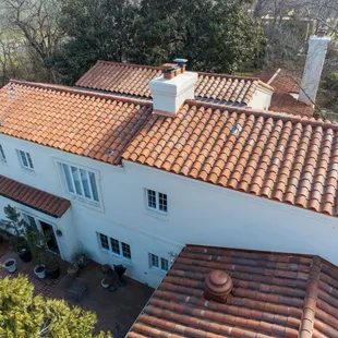 Clay tile roof replacement