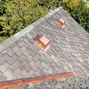 Certainteed Presidential TL with Copper Valley and Vents