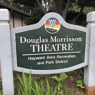 Signage near parking lot.