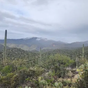 Mountains and clouds