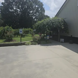 Entrance to winery