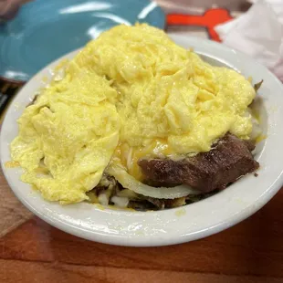 Wimpy Papas with Carne Asada